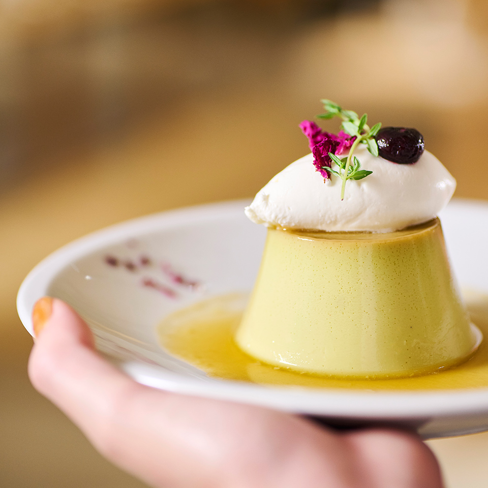 自家製ピスタチオプリン