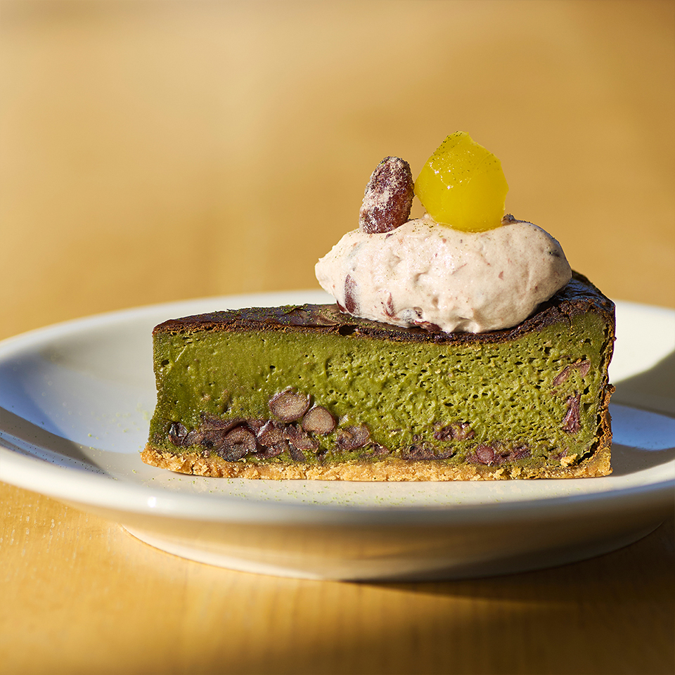抹茶バスクチーズケーキ