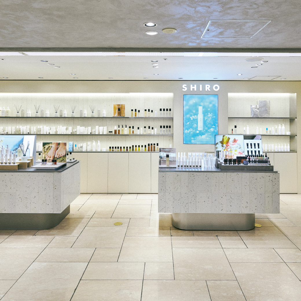「SHIRO 銀座三越店」が増床リニューアルオープン
